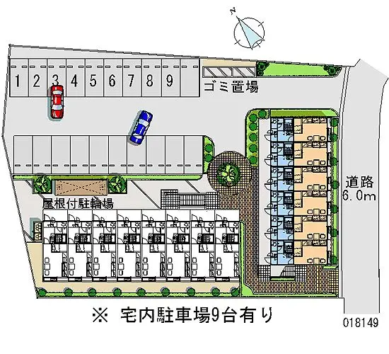 ★手数料０円★太宰府市梅ケ丘１丁目　月極駐車場（LP）